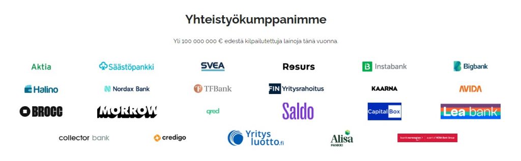 Etua.fi yhteistyökumppanit